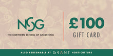 Load image into Gallery viewer, A £100 gift card for The Northern School Of Gardening&#39;s gardening workshop
