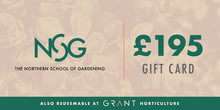 Load image into Gallery viewer, A £195 gift card for The Northern School Of Gardening&#39;s gardening workshops.
